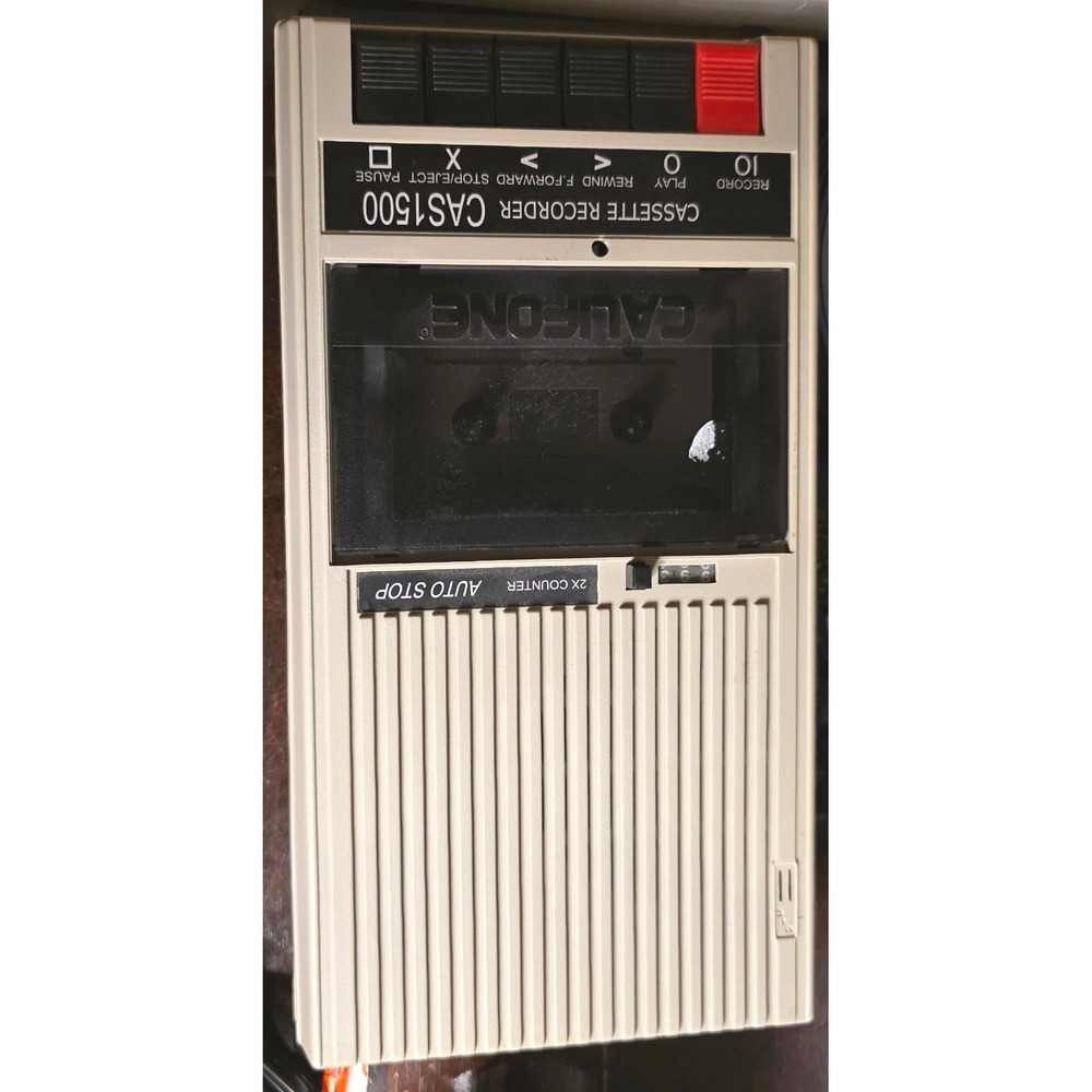 Cassette Recorder Califone CAS1500 Portable Auto Stop Audio Player Tan READ